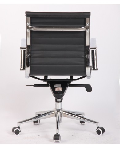 Sillón de oficina JOWY NEW, giratorio, similpiel negra