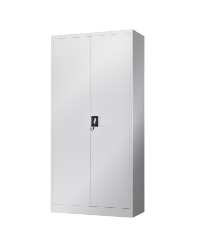 Armario metálico OLIMPO 902P40, puertas abatibles, 90x40x185 cms, gris ral 7035
