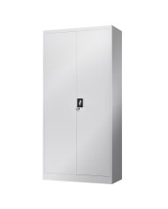 Armario metálico OLIMPO 902P40, puertas abatibles, 90x40x185 cms, gris ral 7035