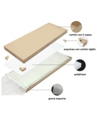 Armario metálico OLIMPO 902P40, puertas abatibles, 90x40x185 cms, gris ral 7035