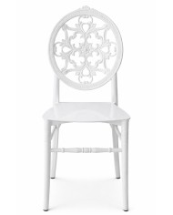 Silla JOSEFINA, apilable, polipropileno blanco