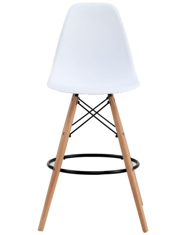 Taburete STAR (SU), madera, carcasa blanca