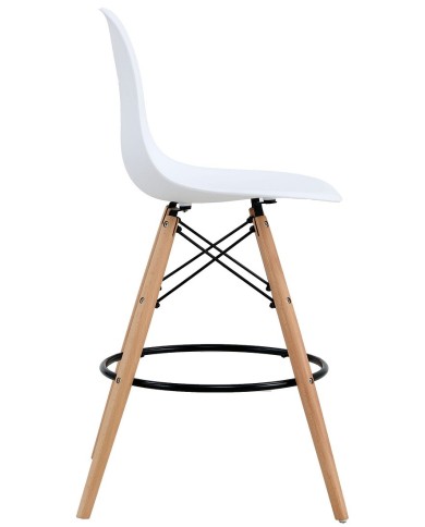 Taburete STAR (SU), madera, carcasa blanca