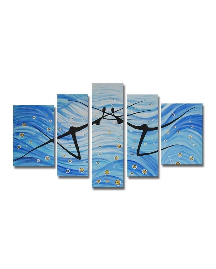 Cuadro moderno HOP, set de 5