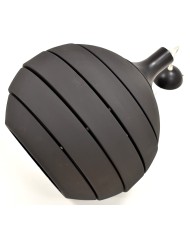 Lámpara CEPHEY, colgante, aluminio, color negro