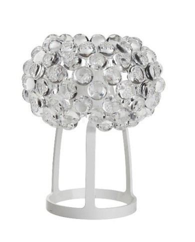 Lámpara ITALICA 35, sobremesa, acrílica, transparente, 35 cms de diámetro