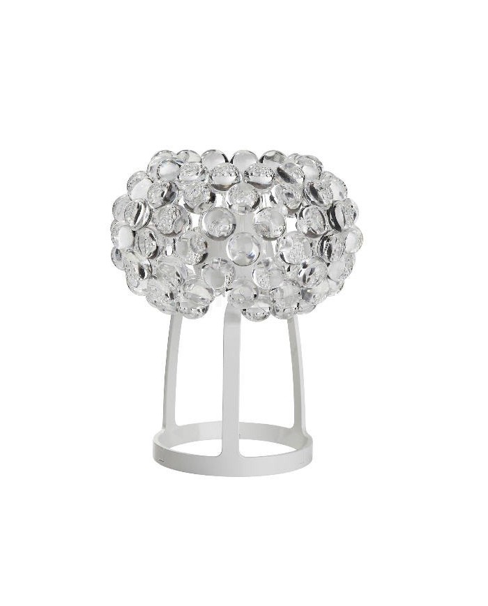 Lámpara ITALICA 35, sobremesa, acrílica, transparente, 35 cms de diámetro