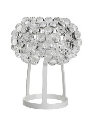 Lámpara ITALICA 35, sobremesa, acrílica, transparente, 35 cms de diámetro