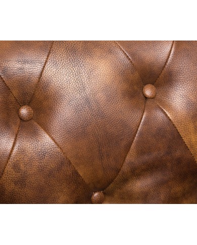 Sillón CHESTER, similpiel cuero viejo