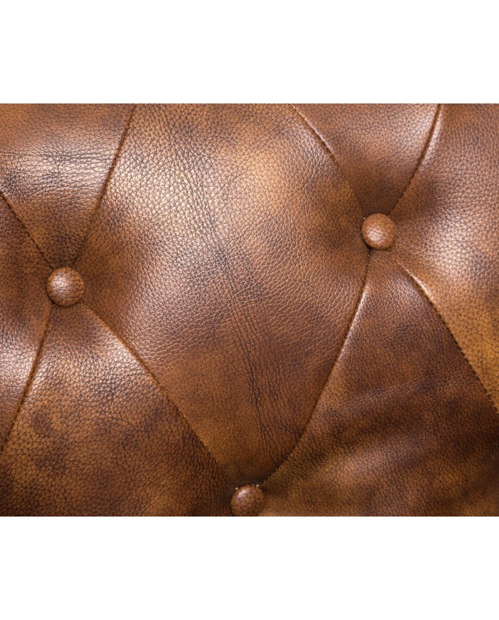 Sillón CHESTER, similpiel cuero viejo