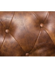 Sillón CHESTER, similpiel cuero viejo