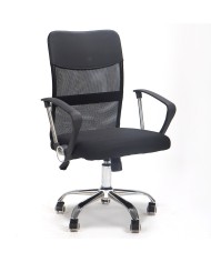 Sillón de oficina DISCOVER NEW ( M ), malla y tejido mesh negro