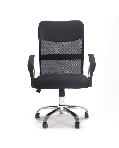 Sillón de oficina DISCOVER NEW ( M ), malla y tejido mesh negro