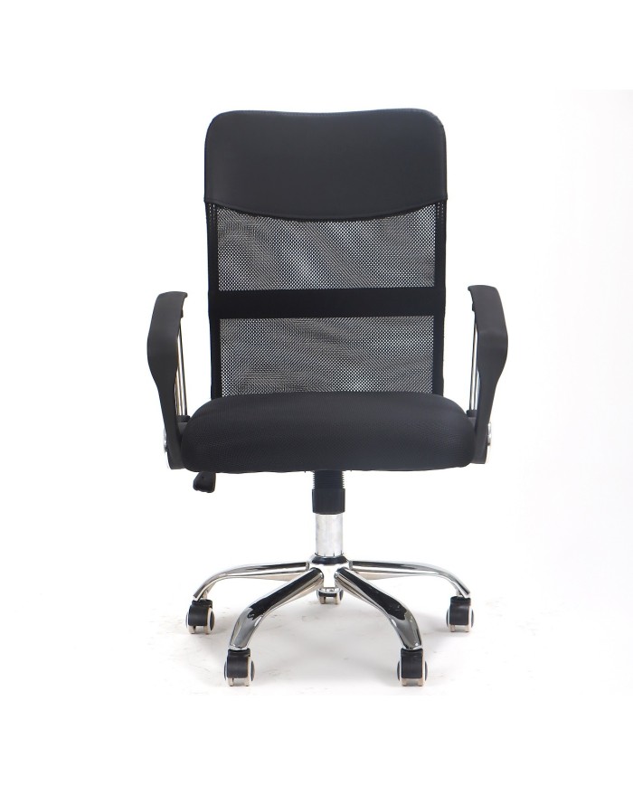 Sillón de oficina DISCOVER NEW ( M ), malla y tejido mesh negro