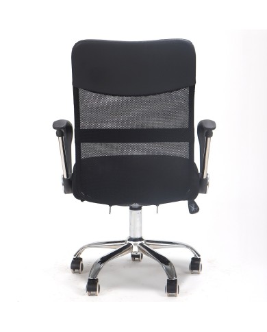 Sillón de oficina DISCOVER NEW ( M ), malla y tejido mesh negro