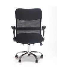 Sillón de oficina DISCOVER NEW ( M ), malla y tejido mesh negro