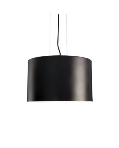Lámpara LUGANO, colgante, pantalla negra