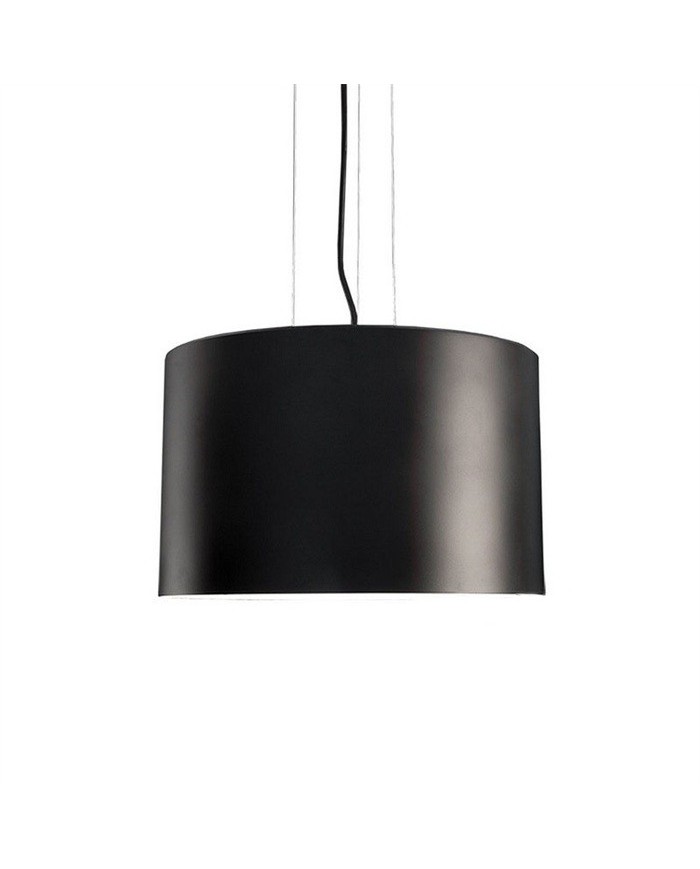 Lámpara LUGANO, colgante, pantalla negra
