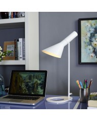 Lámpara JACOB, de mesa, blanca