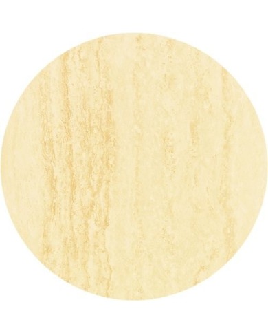 Tablero de mesa Werzalit Alemania, TRAVERTINO 034, 70 cms de diámetro*.