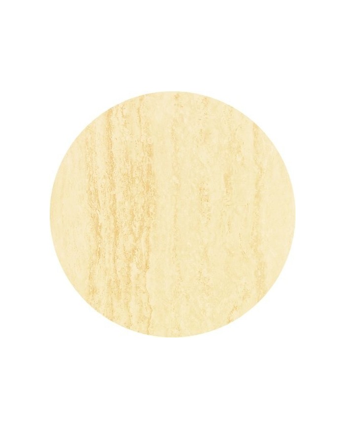 Tablero de mesa Werzalit Alemania, TRAVERTINO 034, 70 cms de diámetro*.