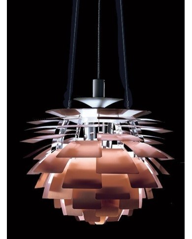 Lámpara ARTIC, aluminio, cobre, 48 cms. de diámetro