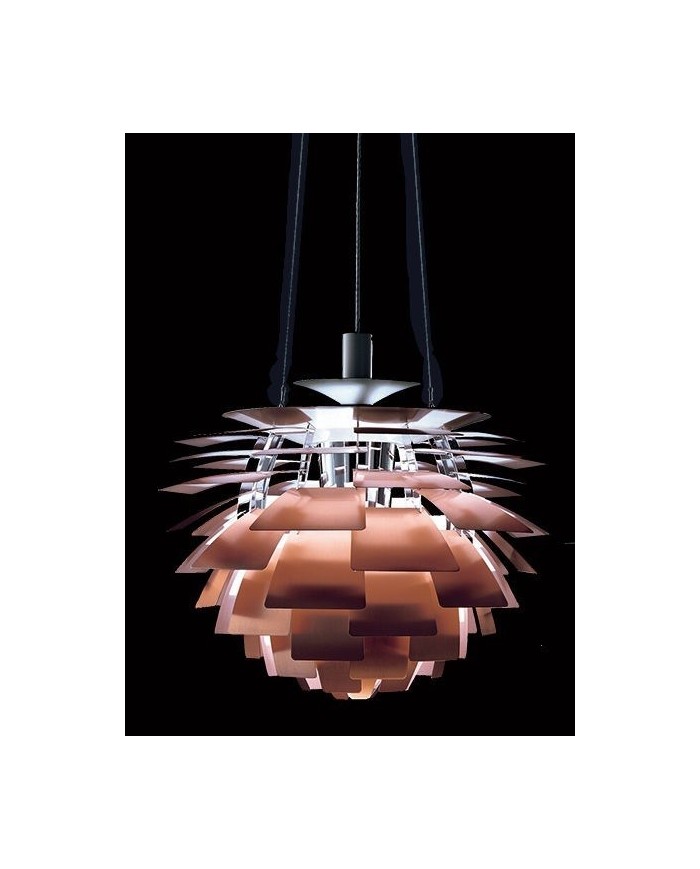 Lámpara ARTIC, aluminio, cobre, 48 cms. de diámetro