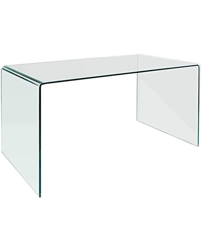 Mesa CONCORD NEW, cristal curvado, 150 x 80 cms