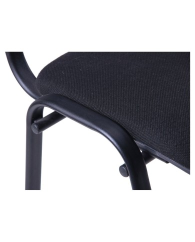 Silla NIZA NEW AM, chasis epoxi negro, tejido A1, color negro