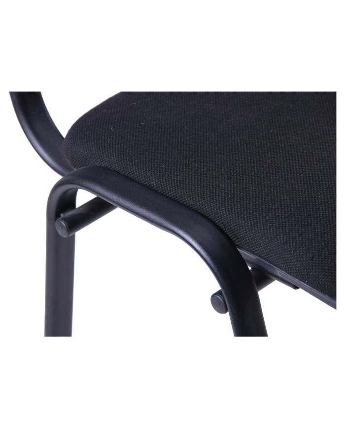 Silla NIZA NEW AM, chasis epoxi negro, tejido A1, color negro